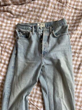 Agolde Light Blue Straight-Leg Women's Jeans